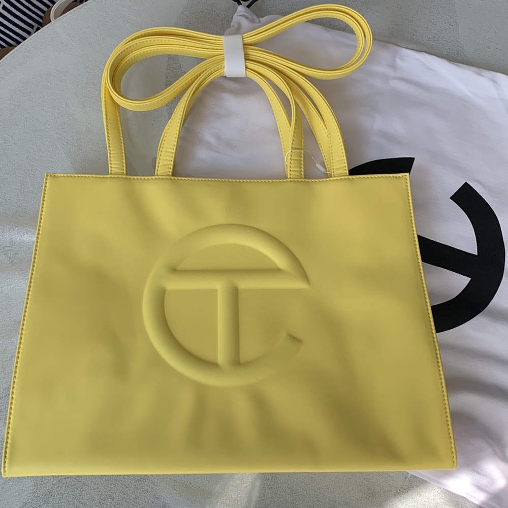 Yellow “Margarine” Medium Telfar Bag
